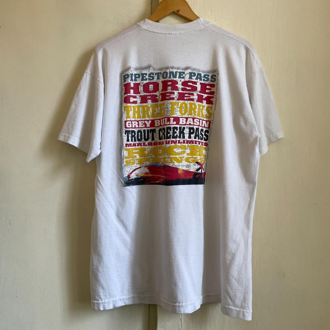 【GF217】Tシャツ マルボロ タバコ プロモ ビンテージ ポケT 90s