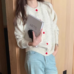 Heart button cardigan　3colors　RW1286