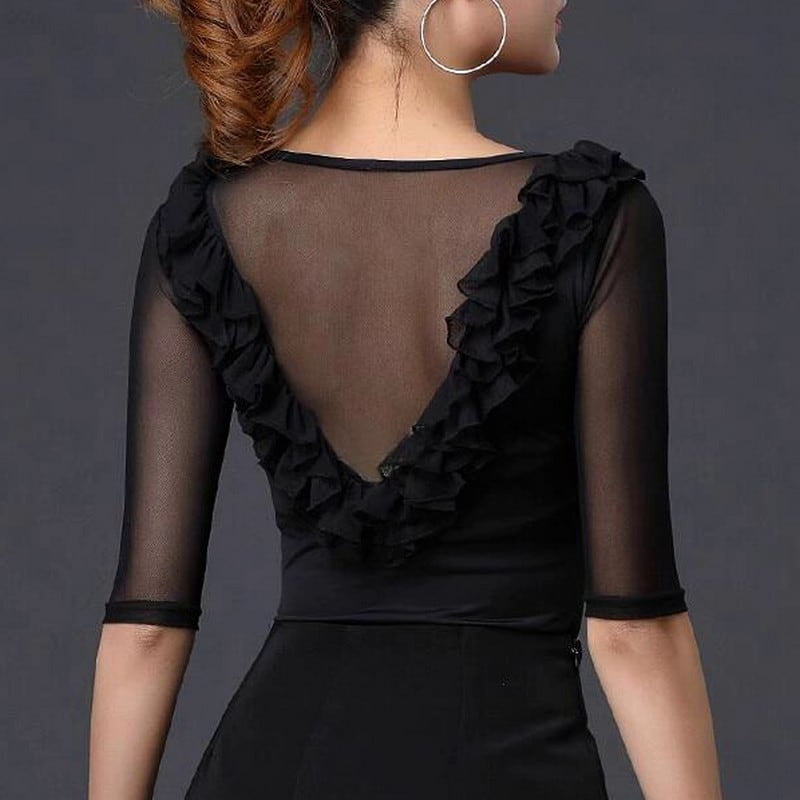 シアースタイル Vネック バックシャン トップス ds0534