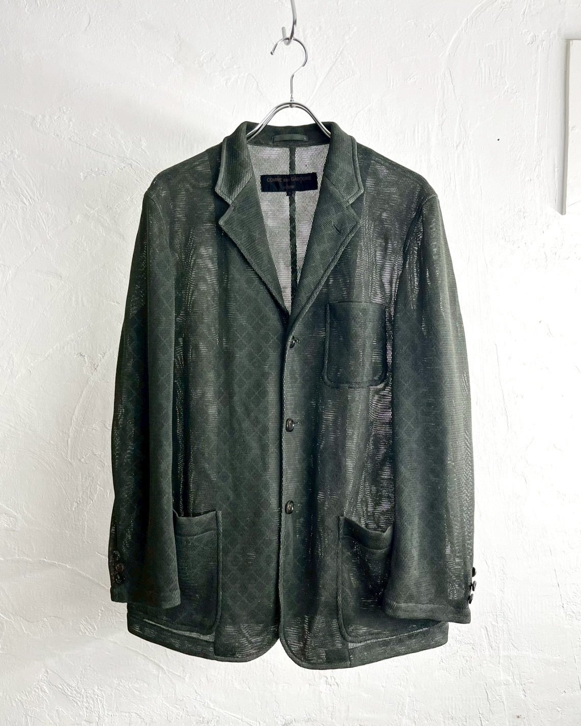 03SS COMME des GARCONS HOMME Mesh Tailored Jacket | VOLAR