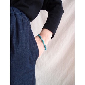 【RP】Turquoise × Magnesite Bracelet／ターコイズ×マグネサイト ブレスレット