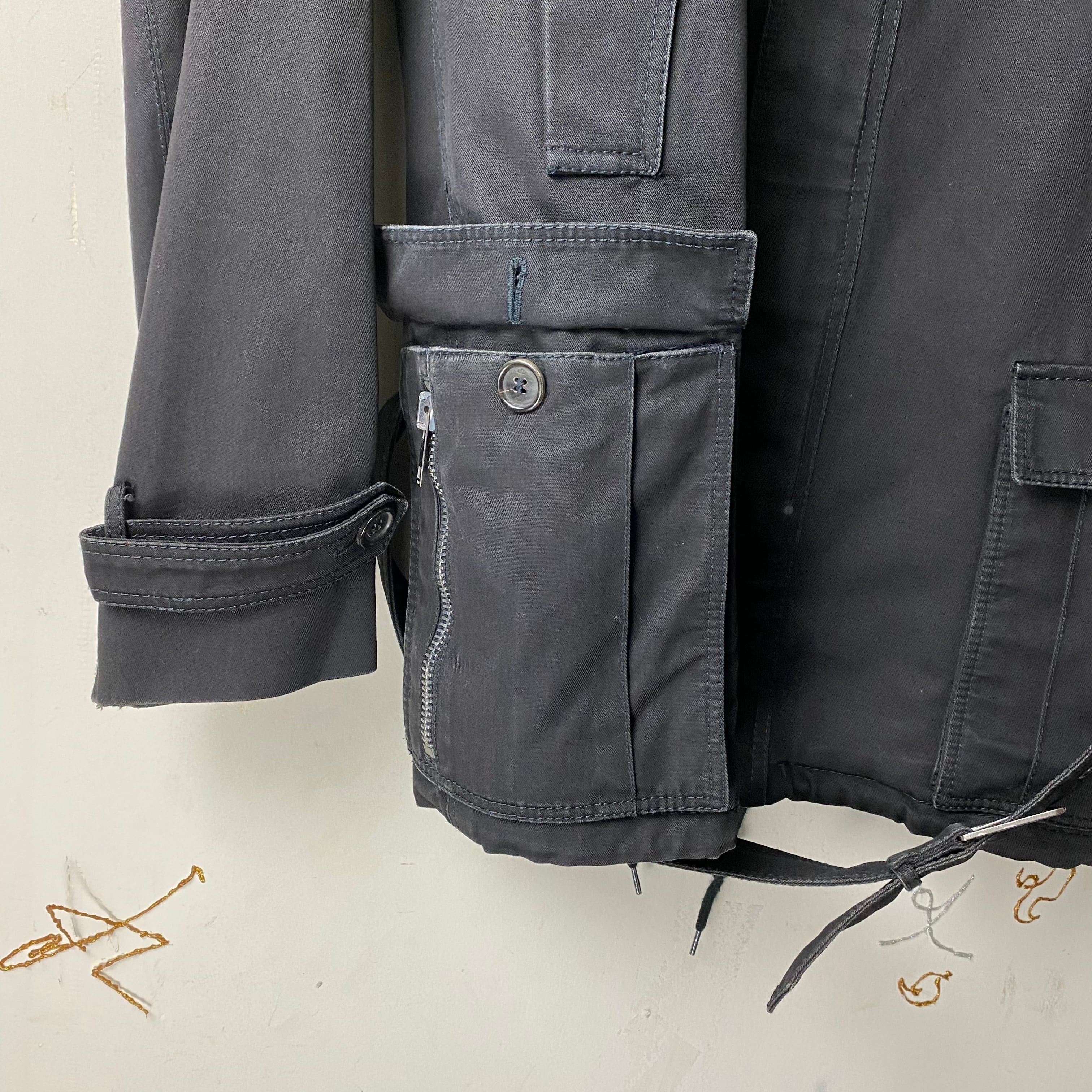 2004AW DIOR HOMME black military jacket “M-65” | NOIR ONLINE