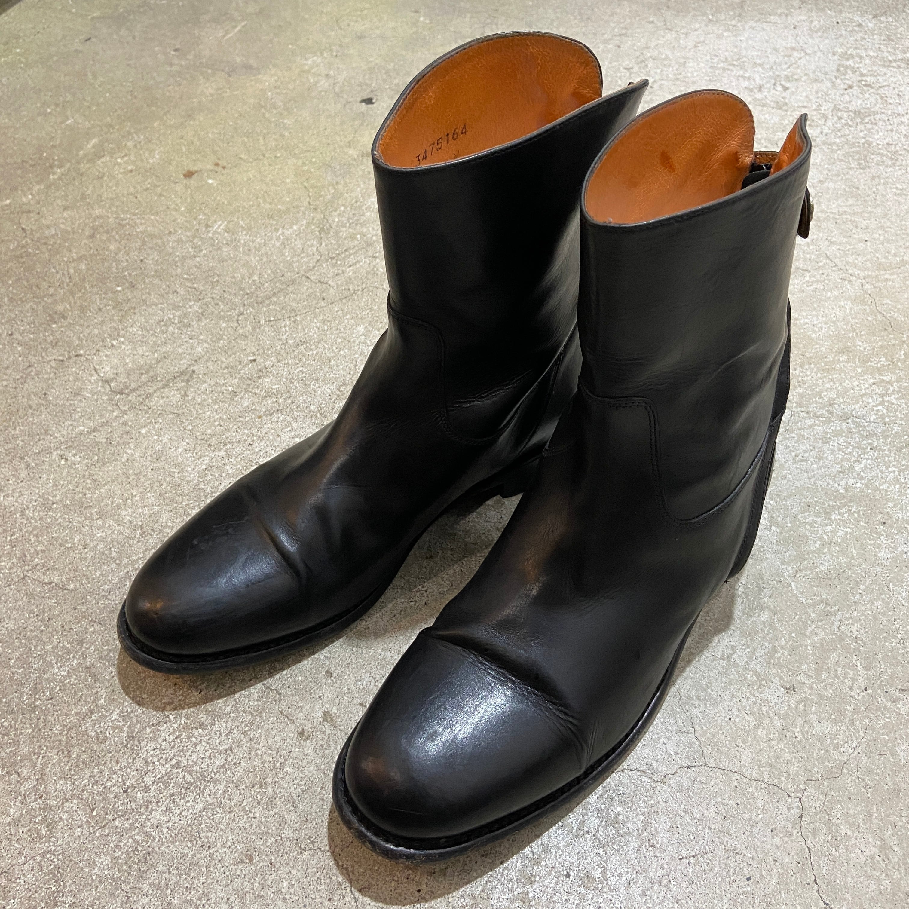 送料無料』FRYE フライ サイドジップブーツ サイズ9 スペイン製 レザー 