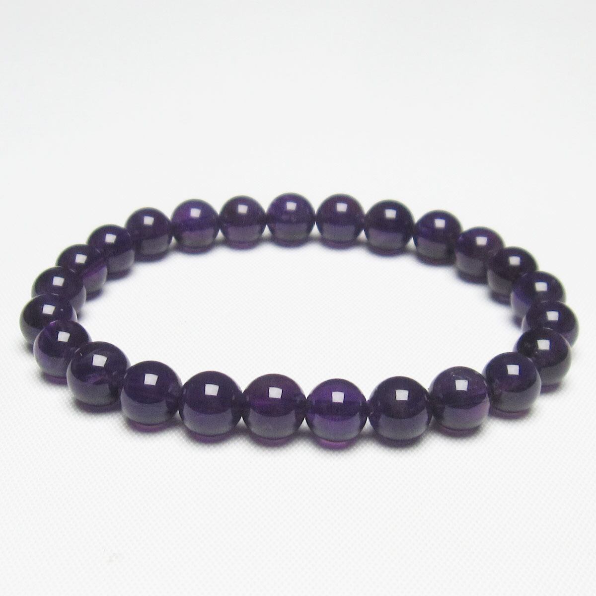 アメジスト ブレスレット 7mm [M便 1/10] 111-21762
