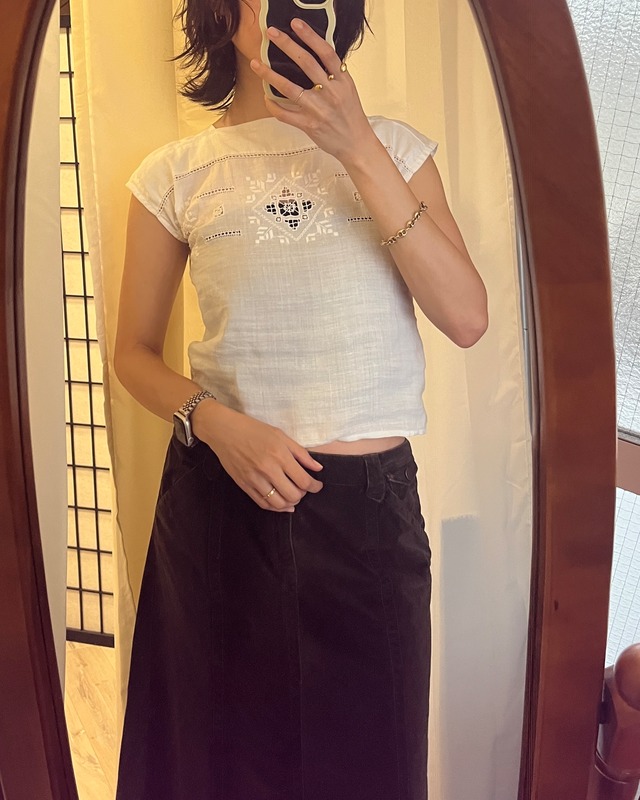 HAND EMBROIDERY CUTWORK BLOUSE