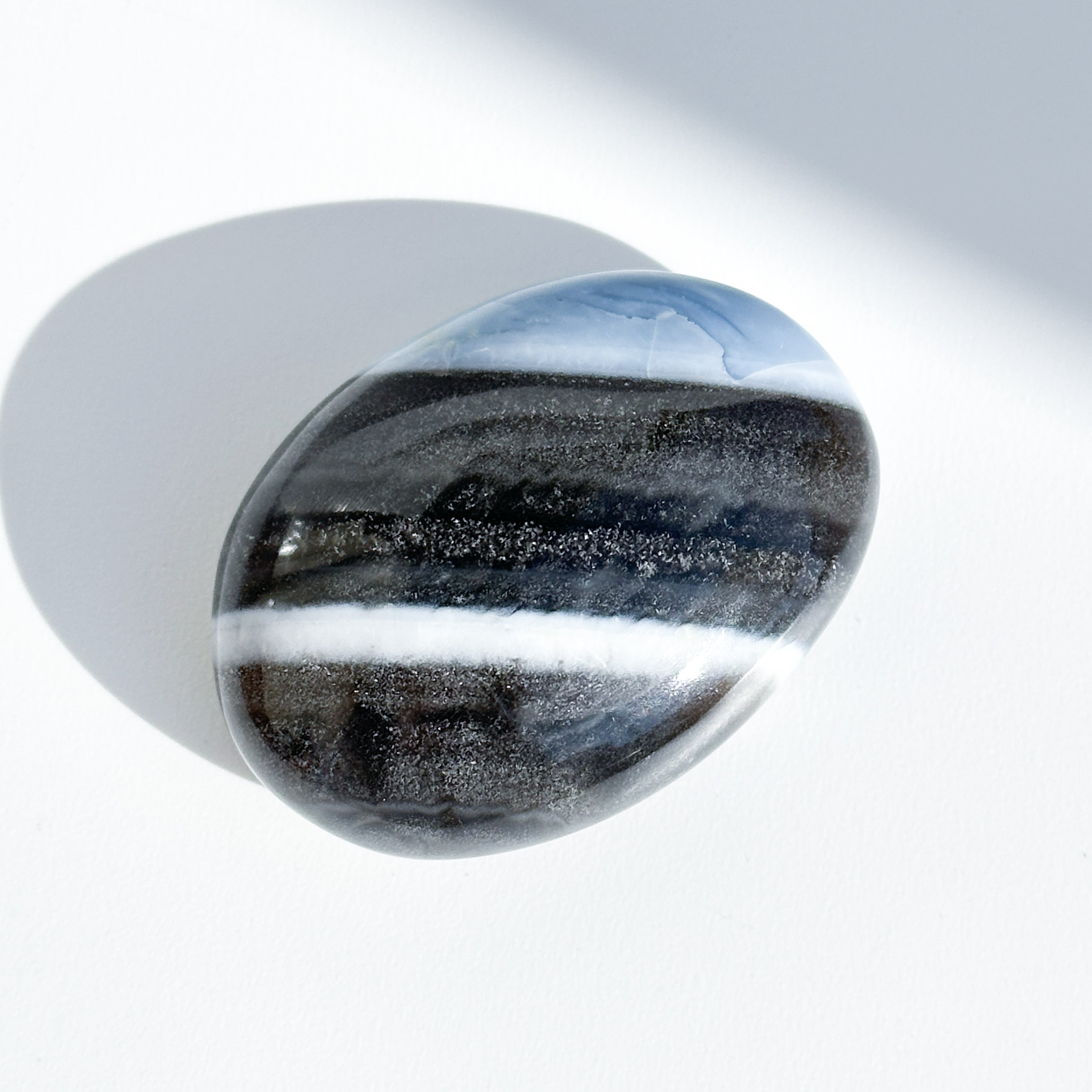 ブルーオパール パーム71◇ Blue Opal ◇ 天然石・鉱物