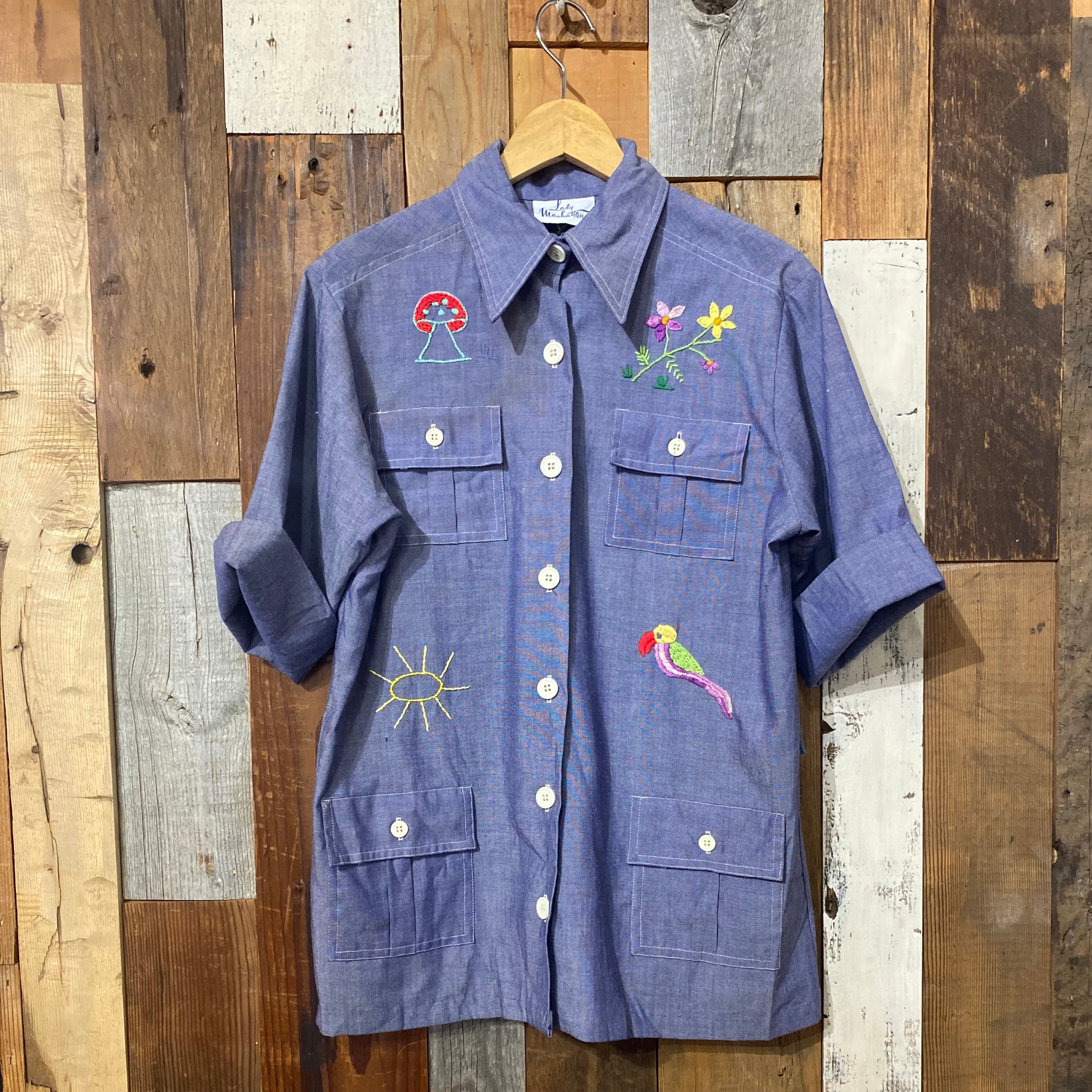 1970s Lady Manhattan Chambray Shirt Jacket / 70年代 レディー