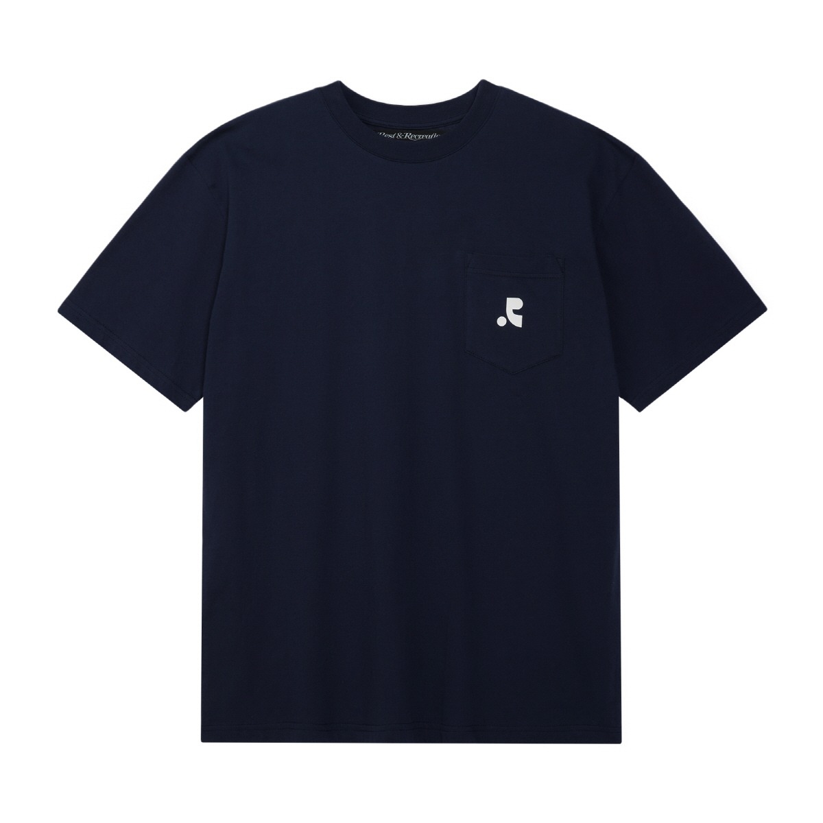 [Rest & Recreation] POCKET CREWNECK T-SHIRT - NAVY 正規品 韓国 ブランド 韓国ファッション ...