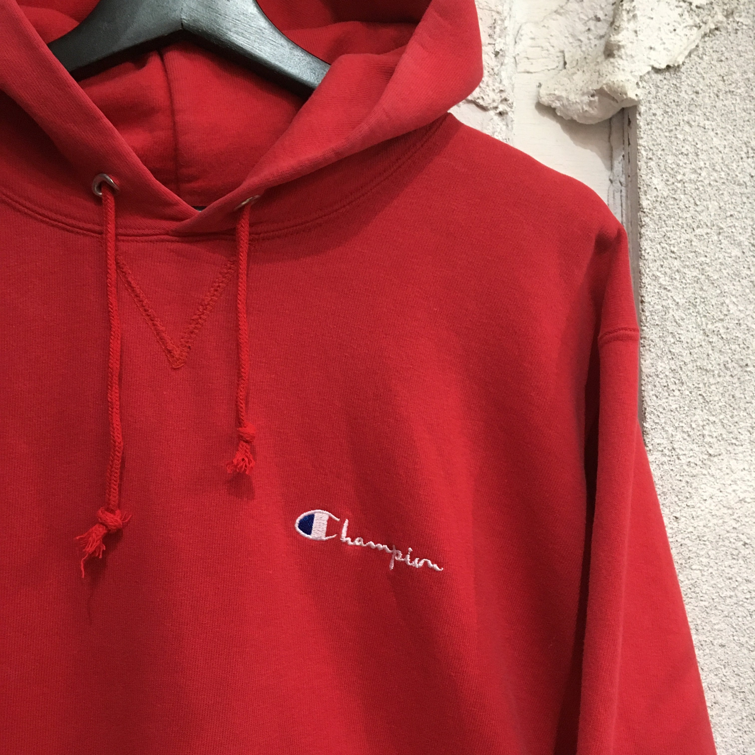 90’s USA製 Champion チャンピオン ロゴ パーカー XL