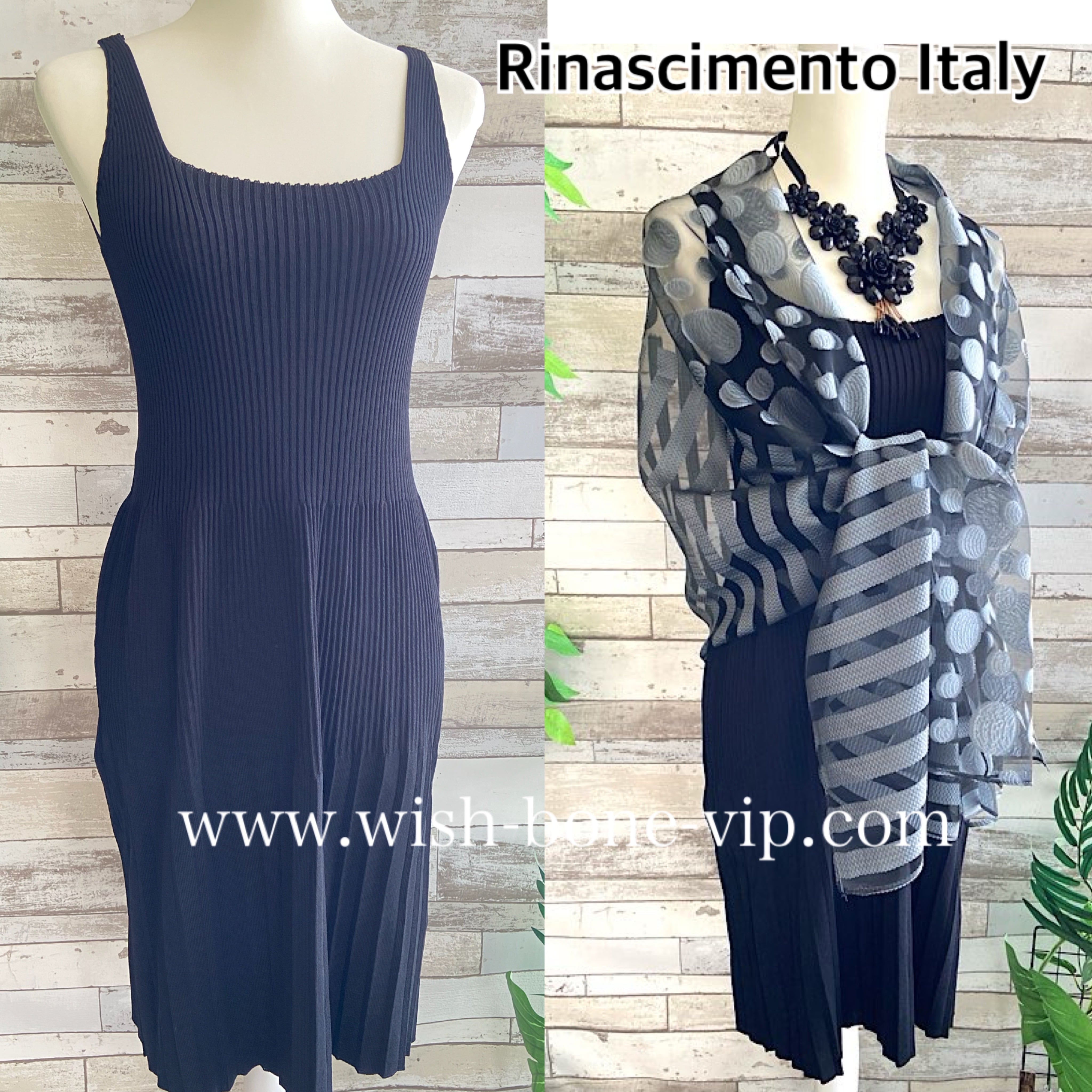新品【定価¥20,900】 rinascimento ワンピース 期間限定SALE返品交換不可7/20まで】イタリア製インポートワンピース