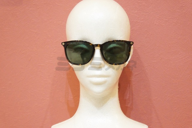 GUCCI サングラス GG0154SA 002 ウェリントン グッチ ビー ITALY イタリア製 正規品-5枚目