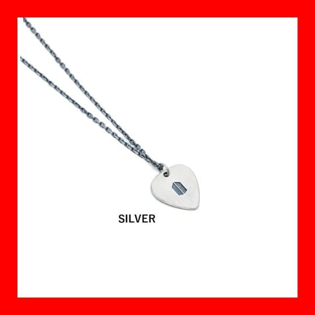 新品未使用 [SUGA] GUITAR PICK NECKLACE シルバー