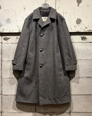 【Caka otto】 “Aquascutum” Vintage Wool Tweed Coat