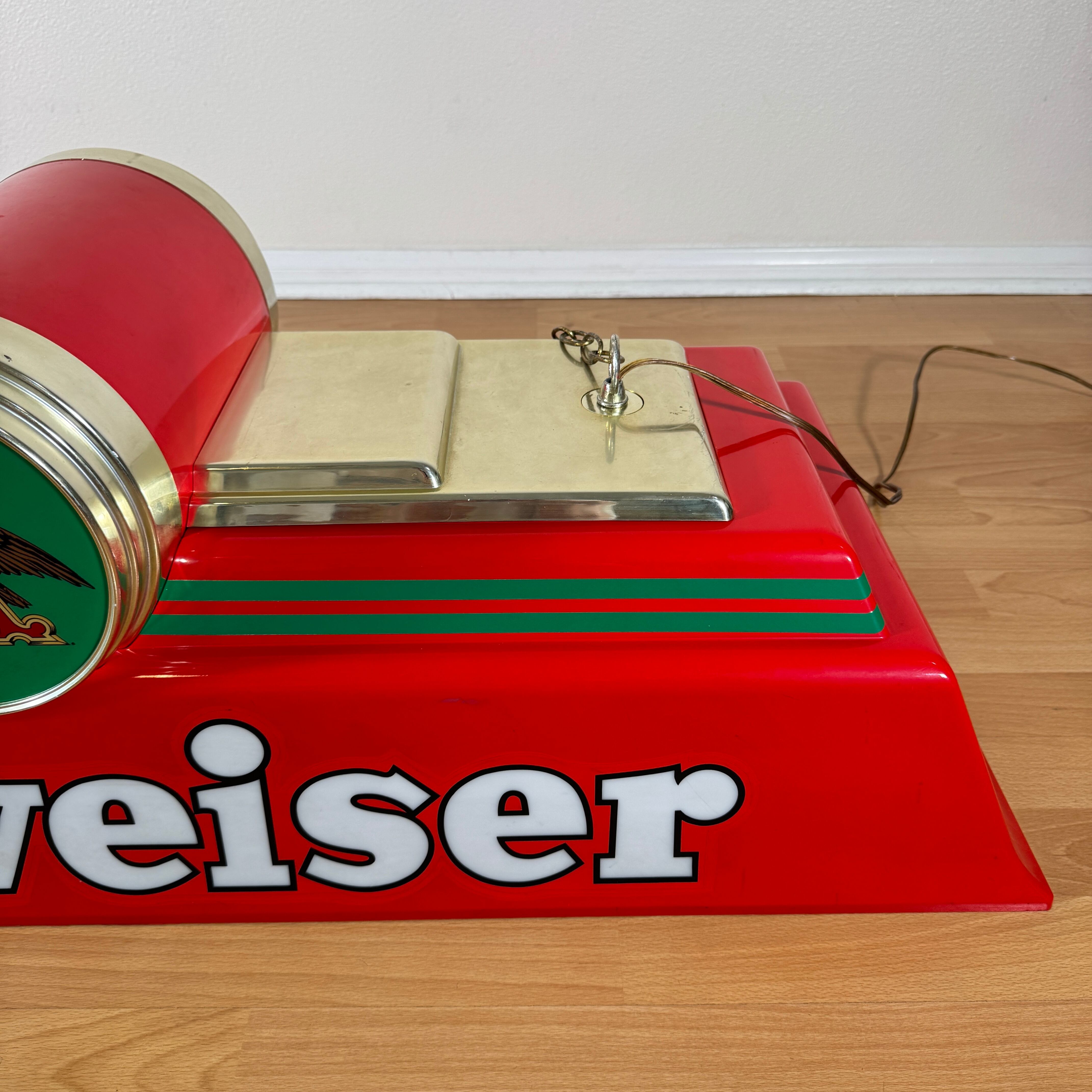 2127 【1990年代】ビンテージ プールランプ Budweiser ビール