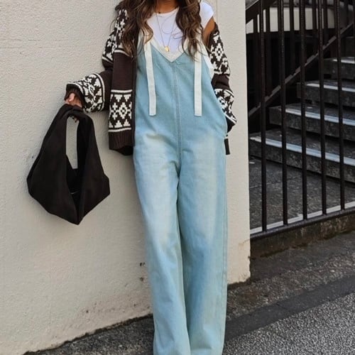 デニムサロペット