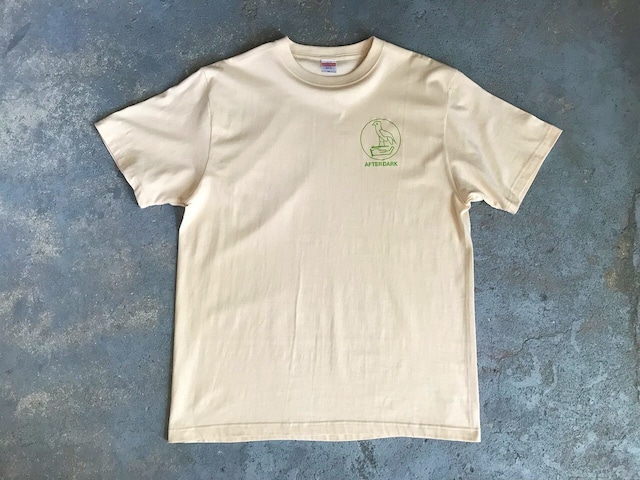 2022SS AFTER DARK "hieroglyph" 5.6oz T-shirt【NATURAL】