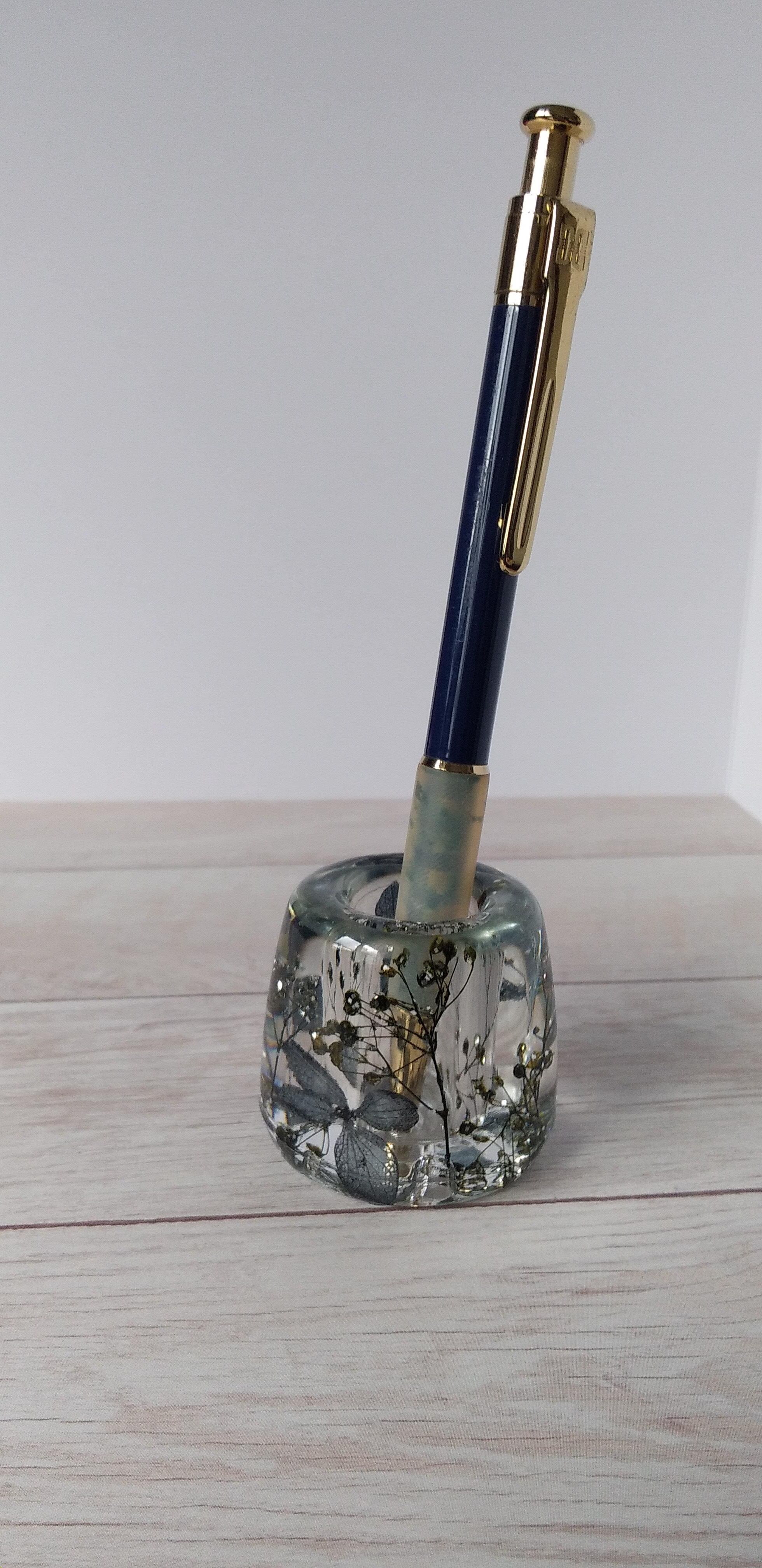 ハーバリウム　歯ブラシスタンド　～ブラック系～