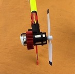 暑い季節必需品★K130用 テールモーター用ヒートシンク　120用を若干改造した冷却装置、カラー / 2色から選択可