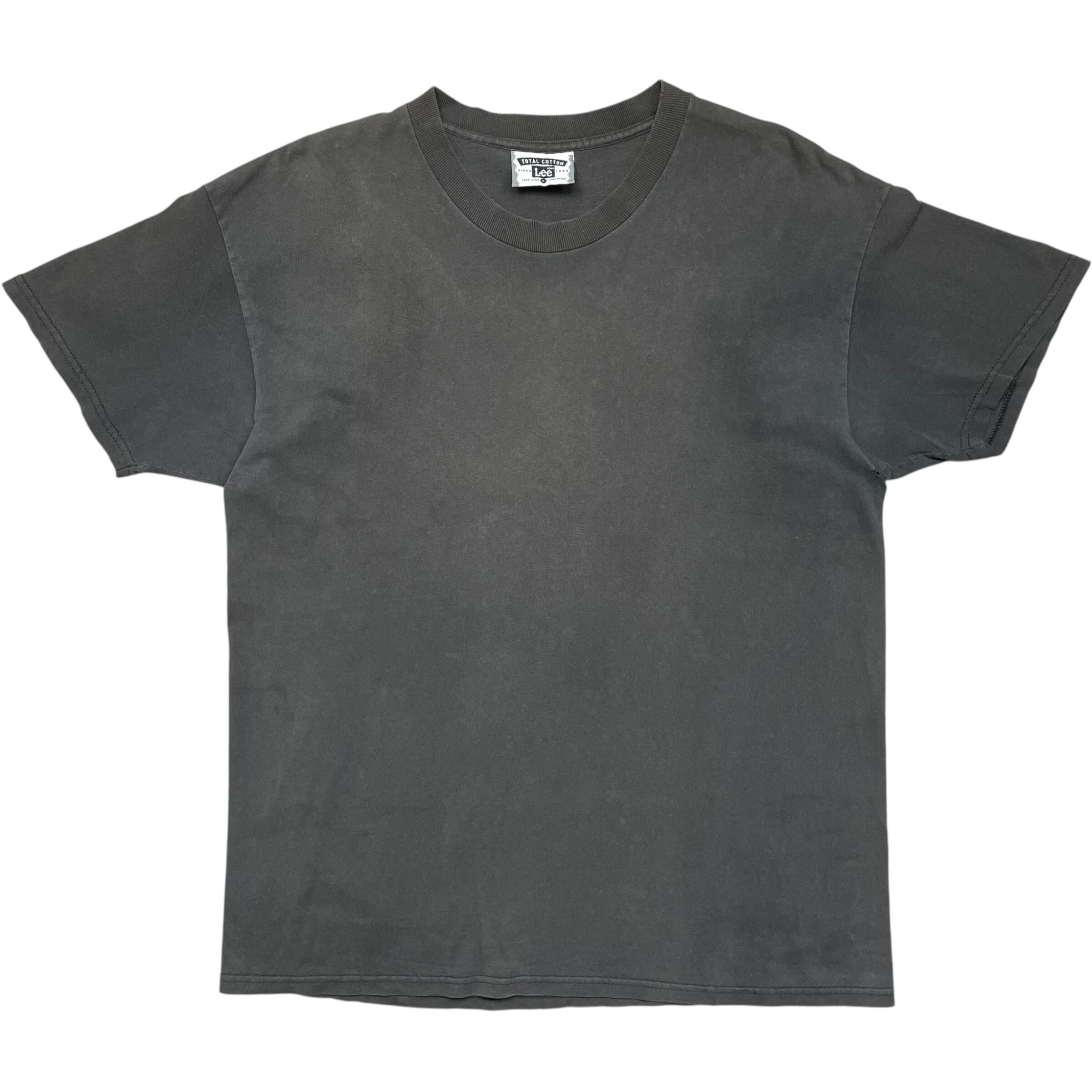 《L》 Lee リー Tシャツ ブラック 無地 肉厚 USA製 90年代〜 no.7198
