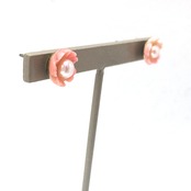 甘めのアイテム！在庫限りお花シェル淡水パール ピアス sl2_5_20200423pp03