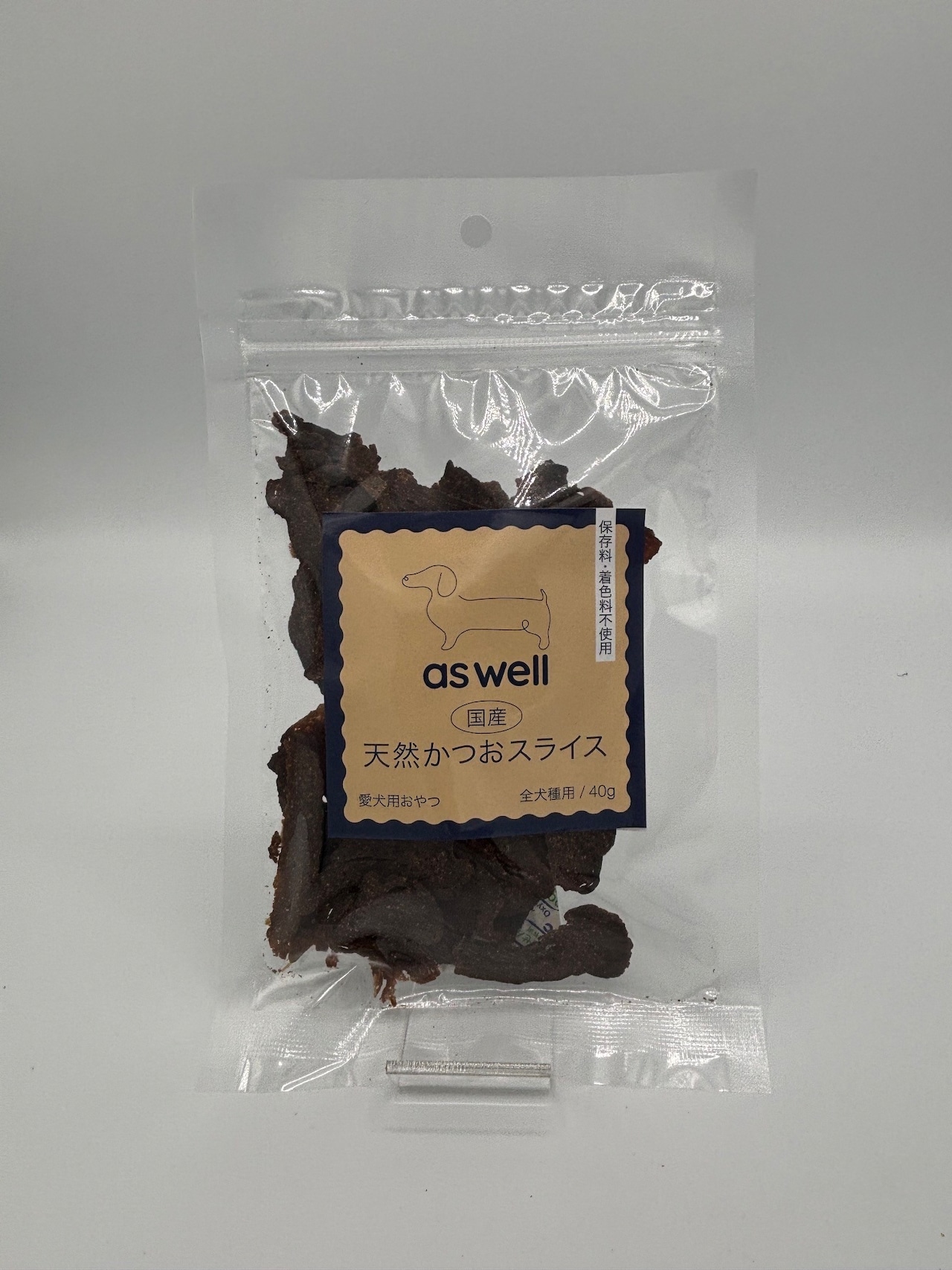 国産・天然かつおスライス(成犬用)