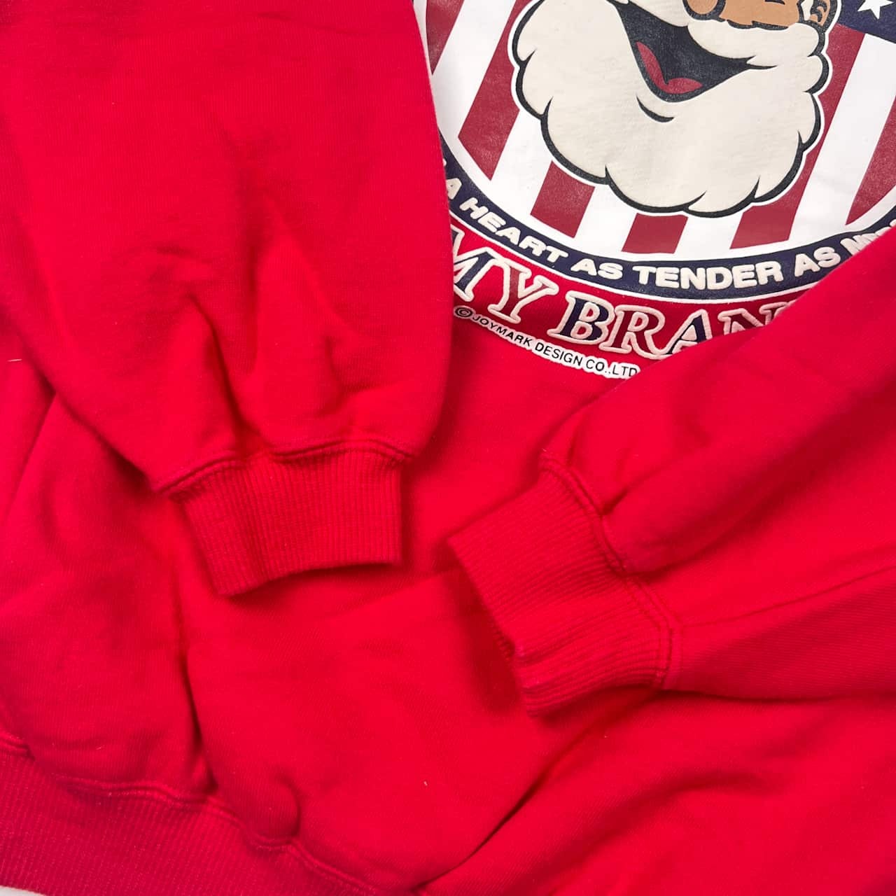 CAPTAIN SANTA キャプテンサンタ プリントデザイン スウェット トレーナー M/レッド メンズ