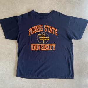 1980s  Champion "FERRIS STATE University" Tee  XL Made in USA