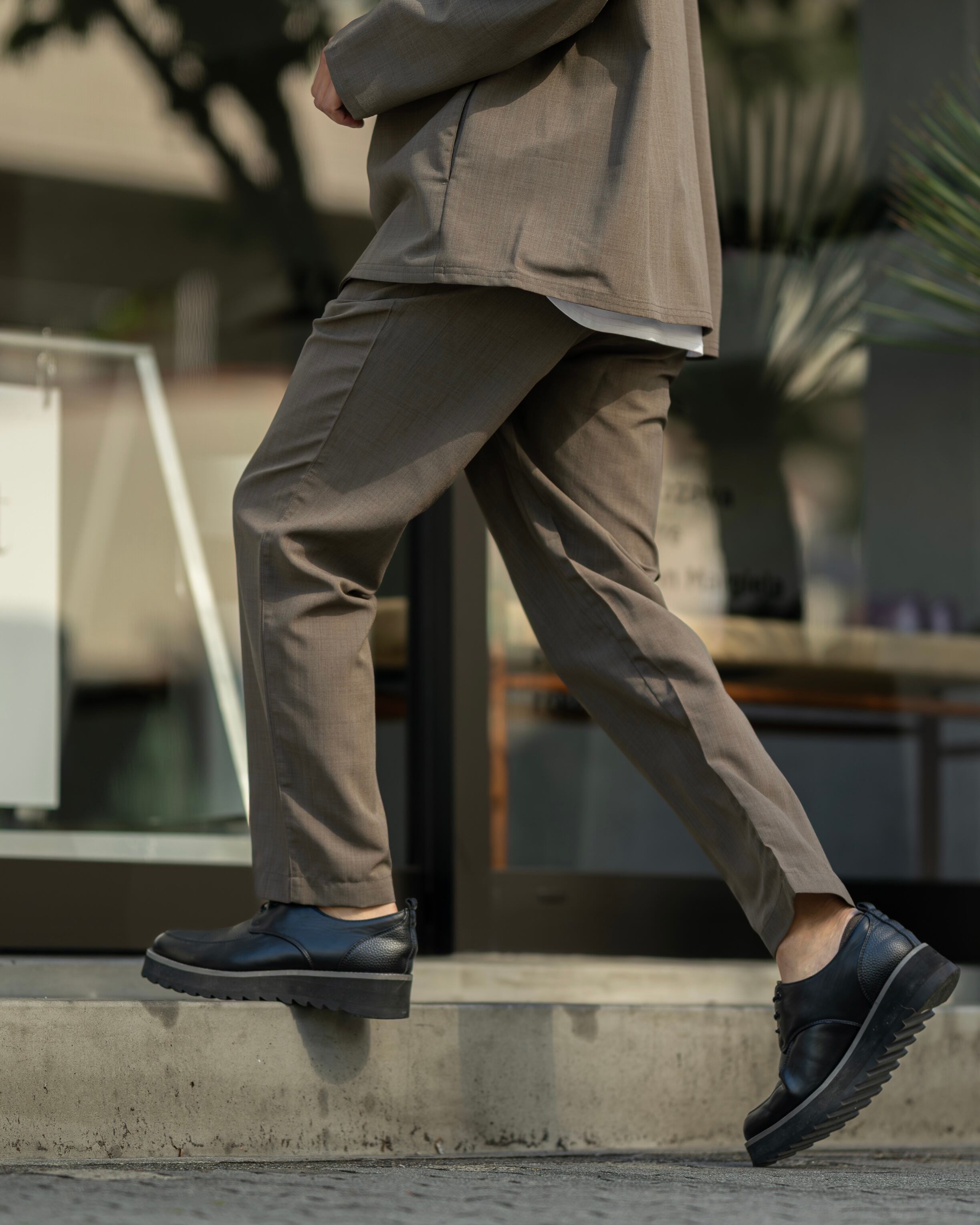 Linen-Like Easy Pants［aw-m0023］イージーパンツ | AMUY TRYSBAY