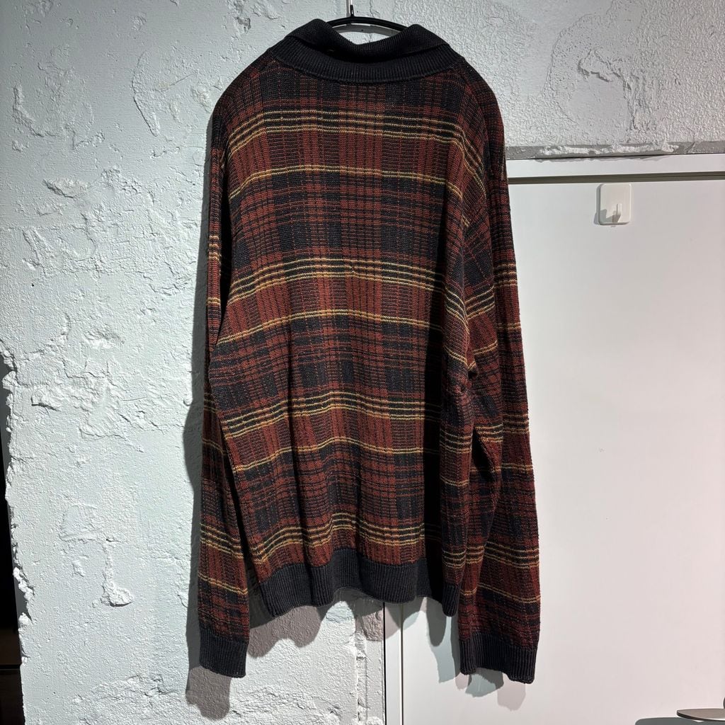 OUR LEGACY アワーレガシー 24SS EVENING POLO Rust Geezer Check