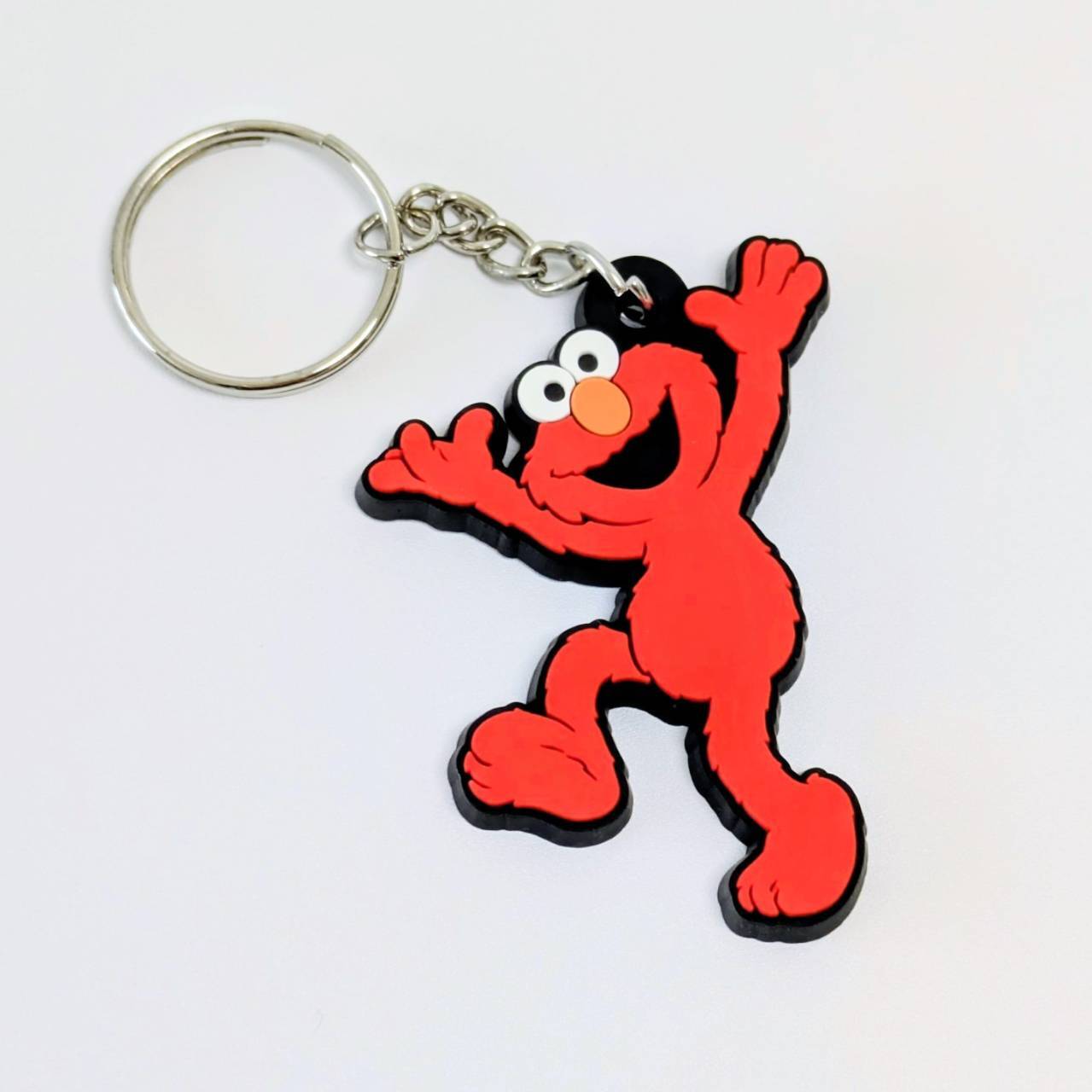 送料無料！ ★ラバーキーホルダー★ 【 Sesame Street ( セサミストリート ) 】 エルモ 〚アメリカン雑貨 アメトイ〛