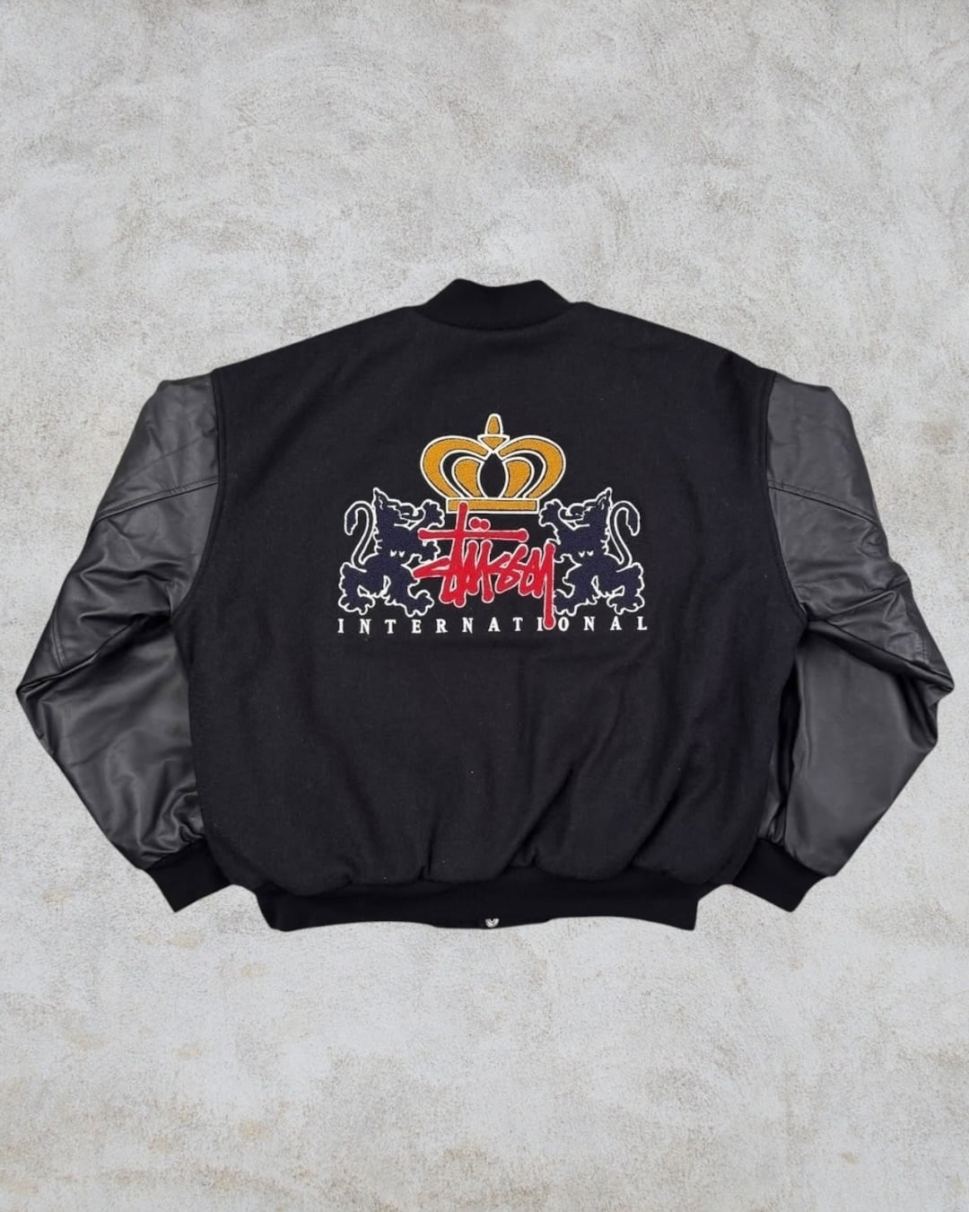 Special!!】90's old stussy Varsity Jacket “Griffin” “スタジャン