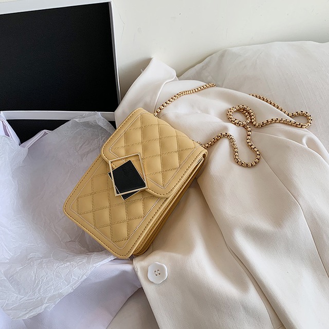 夏の小さなバッグ女性2020新しい波バージョンワイルドダイヤモンドクロスボディバッグファッションチェーンショルダー携帯電話バッグ Tiancai_Wing_Bag9777225