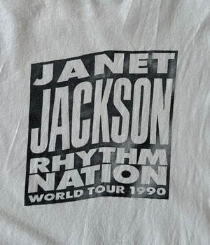 -JANET JACKSON- Vintage 90s world tour T-shirt
