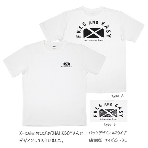 X-cabin オリジナルTシャツ TYPE  A