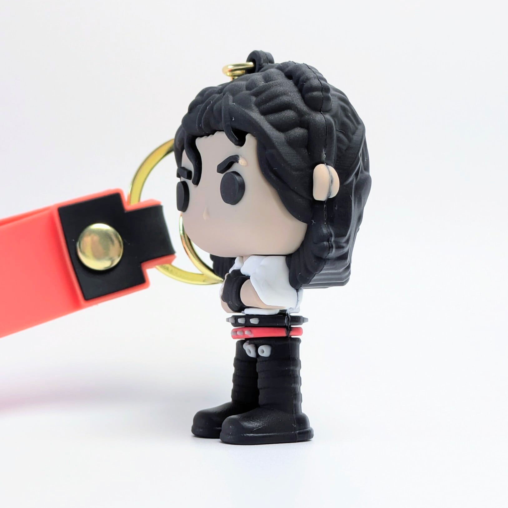 michael jackson ( マイケル・ジャクソン ) 】3D Rubber KeyHolder