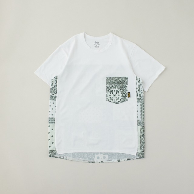 ranor(ラナー) BANDANA T-SHIRT メンズ・レディース 半袖Tシャツ WHITE