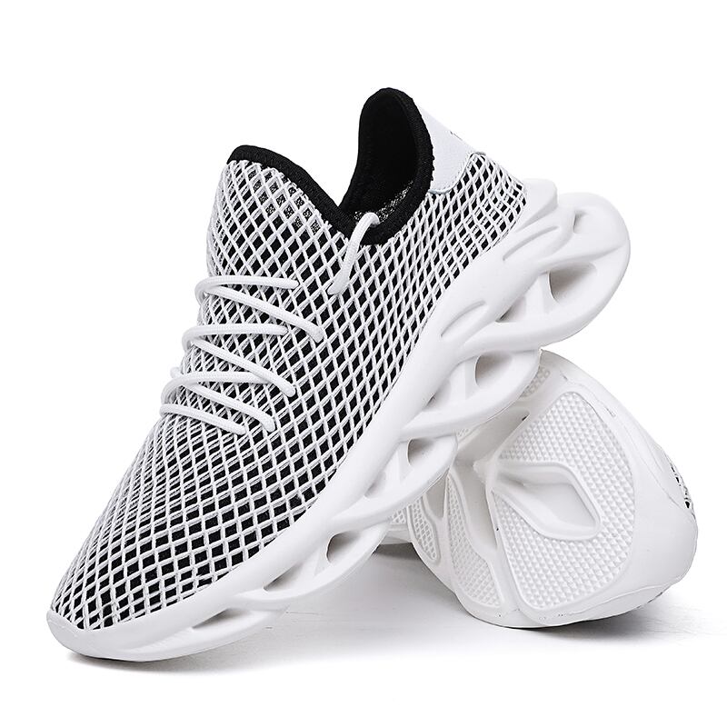 【新作】【送料無料】 メンズシューズ高さ増加シンプルメッシュスニーカー通気性ライトラグジュアリープラットフォームメンズシューズZapatillasHombre 靴 10b559374817924