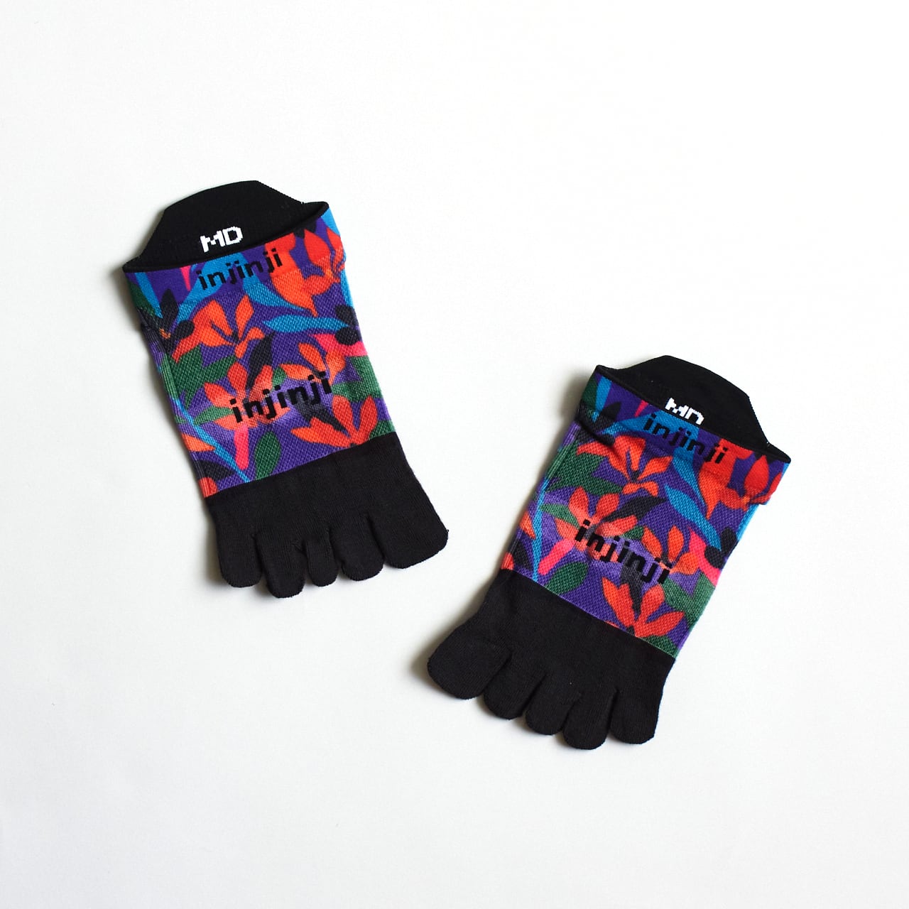 injinji(インジンジ)スペクトラム ランライトウェイトノーショウ -トロピカル (TRP) ランニング 5本指ソックス