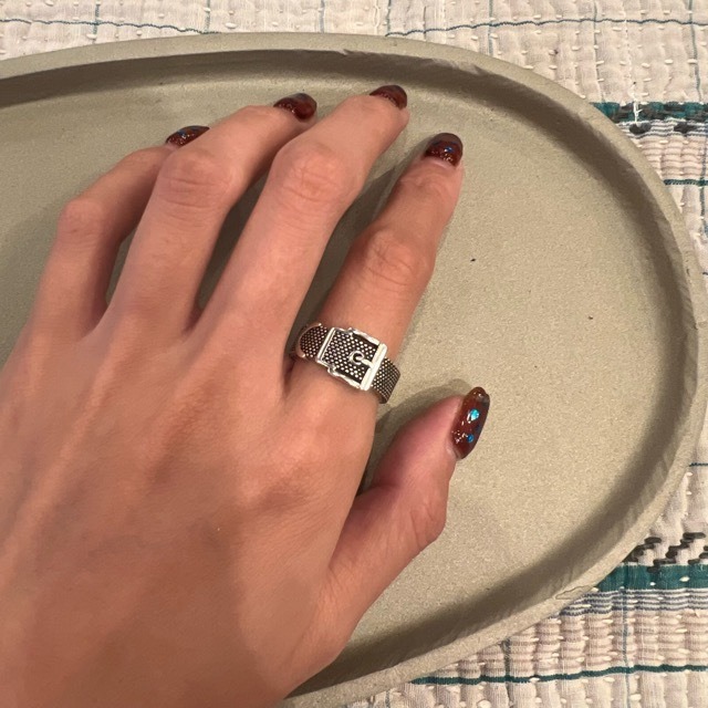 TOPANGA Jewelry Belt ring Size 15 16 ベルトリング　指輪　リング　belt　ベルト