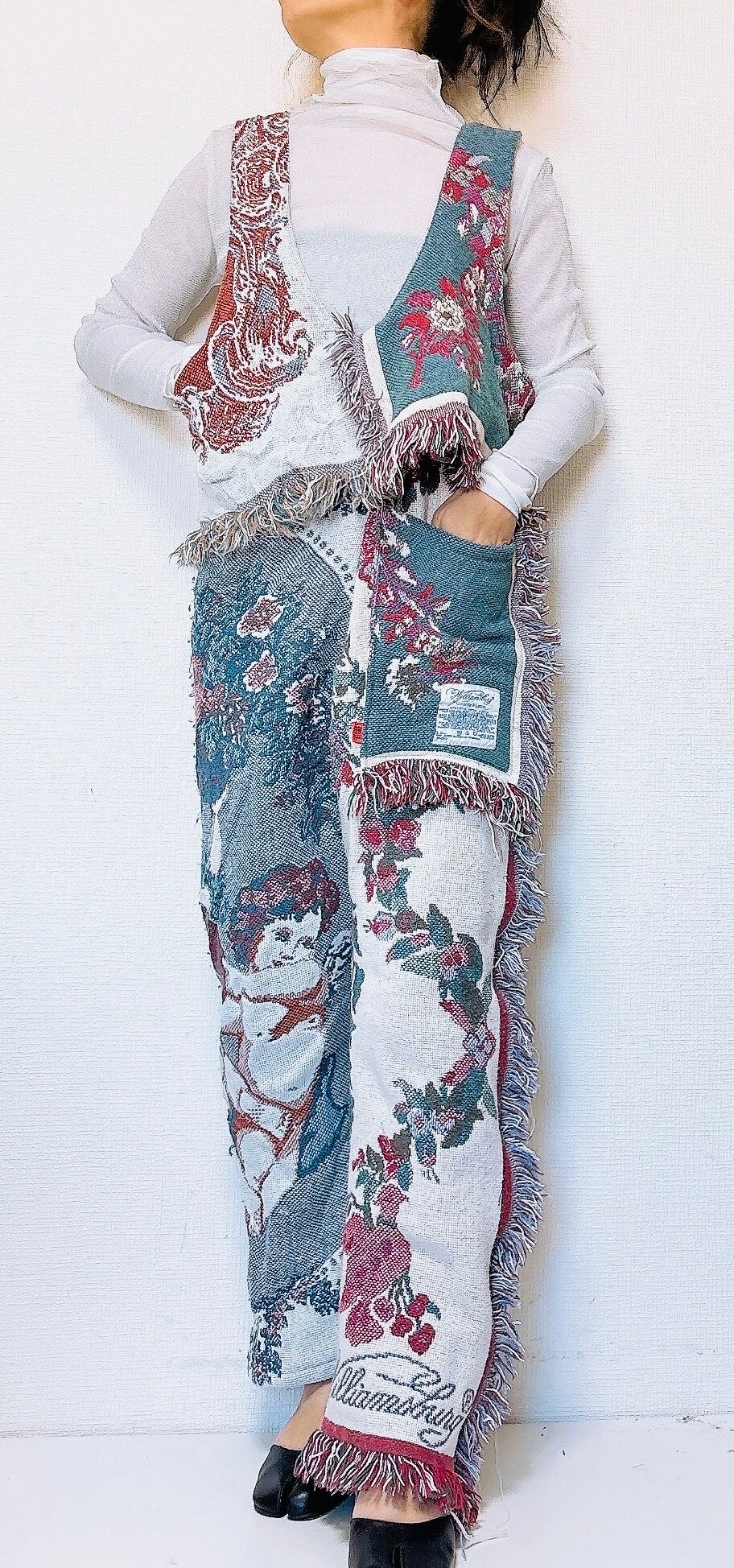 vintage rug overalls Little Angels