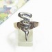 シルバー９２５ 製　稲妻デザインのリング　サイズ 11　Silver ring for sale　 11861S