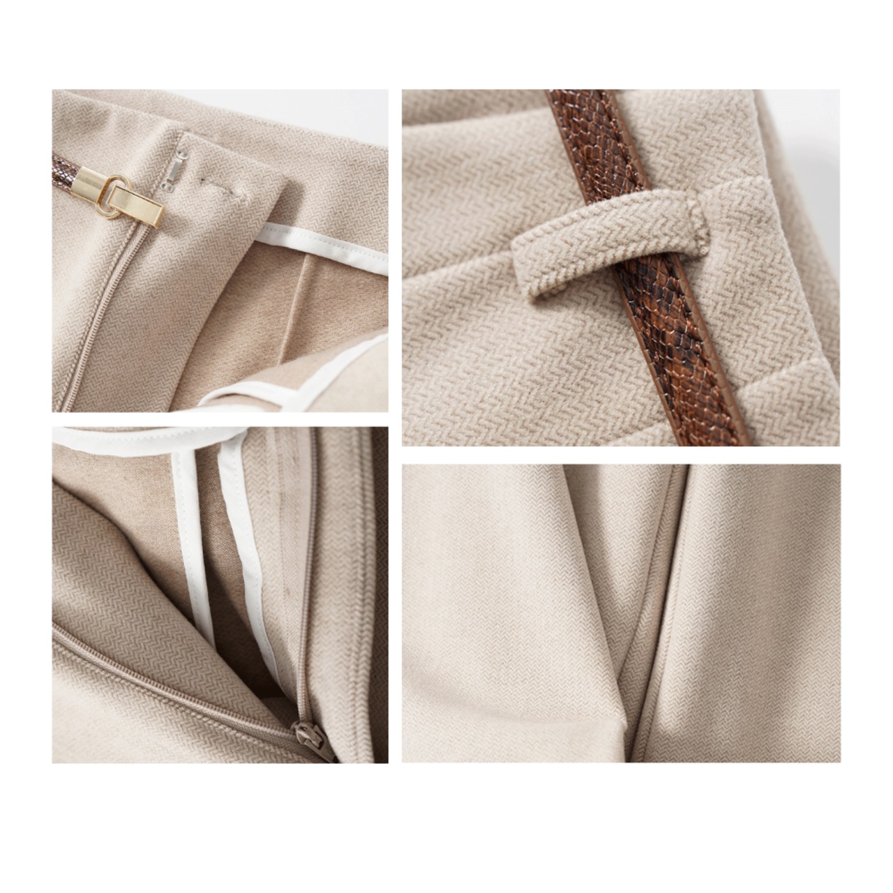 ルーズドレープストレートパンツ 4color A00116