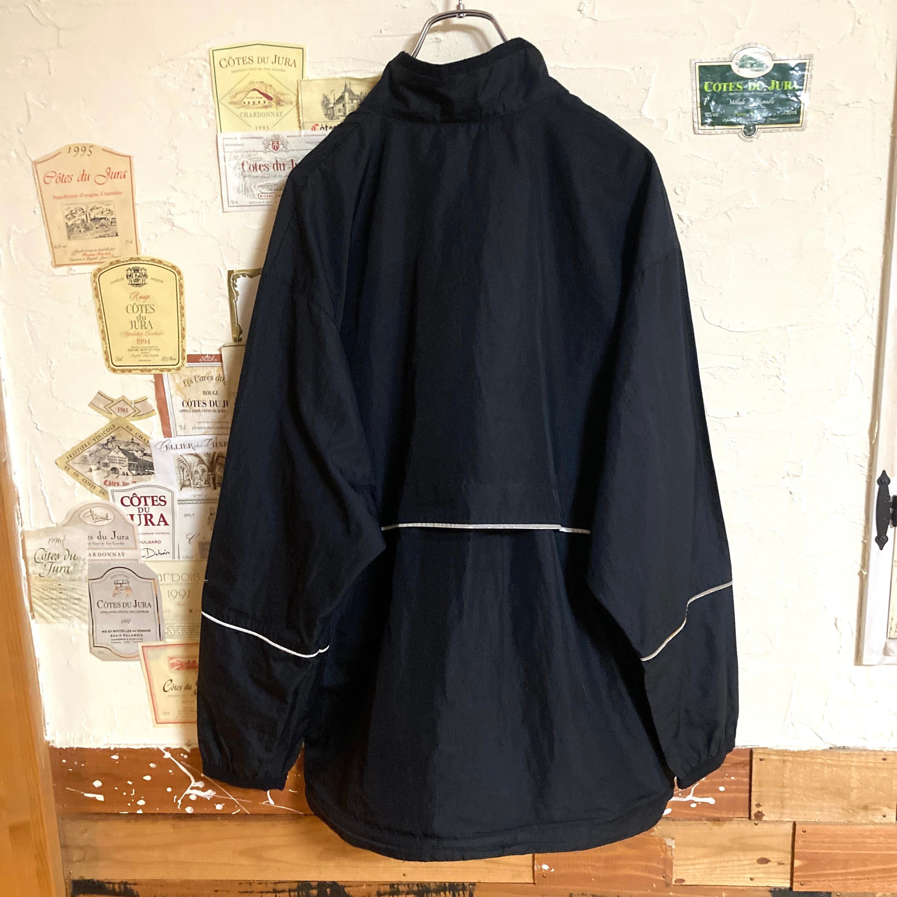 ナイキ 90s 白タグ ナイロンプルオーバー ブラック×シルバー ナイキ 90s 白タグ ナイロンプルオーバー ブラック×シルバー