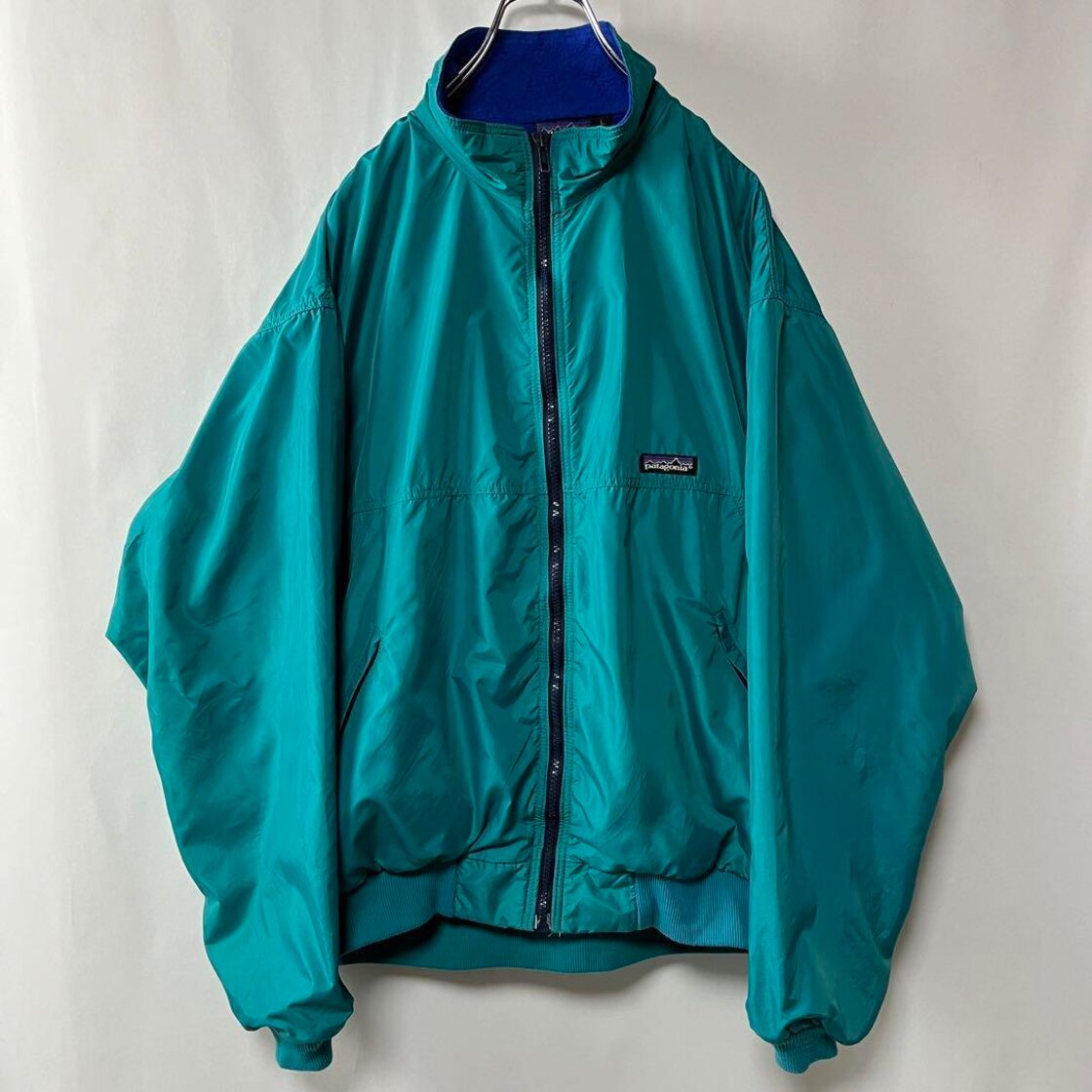 パタゴニア シェルドシンチラジャケット USA製 ブルー Lサイズ 