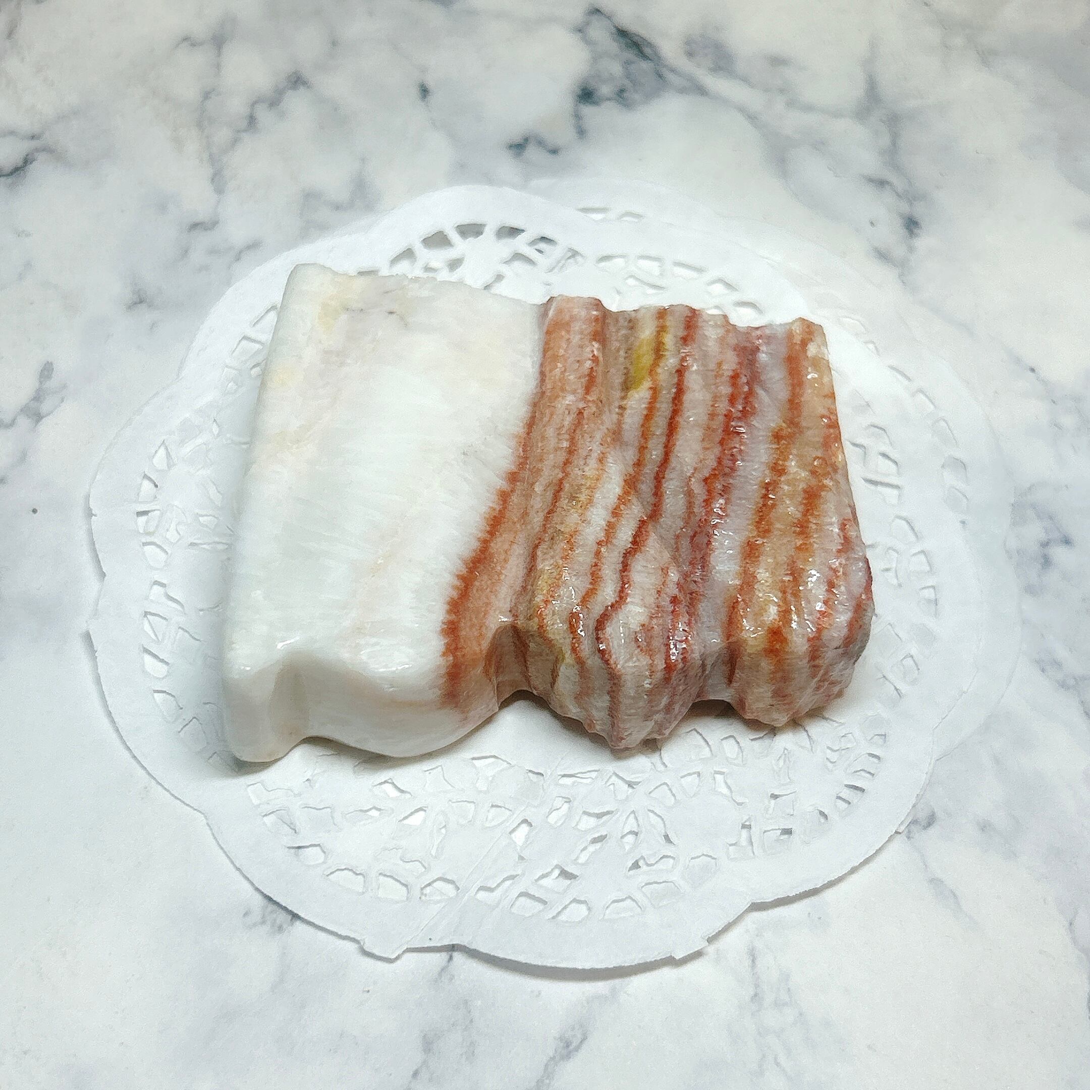 天然石 本物そっくり！ポークストーン 豚肉石 特大 約18cm ⭐ポークストーン（豚肉石） | クリスタル・ワールド御徒町店