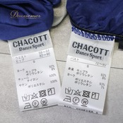 社交ダンス 衣装 Chacott チャコット ツーピース セットアップ 上下セット スタンダード ネイビー系 紺 青 無地 レース パーティ 発表会 ダンス 伸縮 上品 おしゃれ ダンス衣装 大人 日本製 レディース