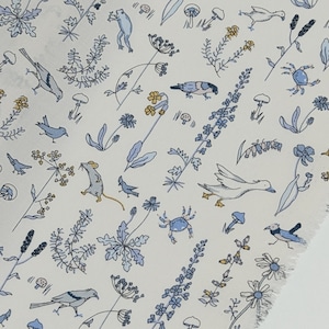 ◆輸入　リバティ　LIBERTY　タナローン　Theo Blue　セオ　ブルー 約130×50cm