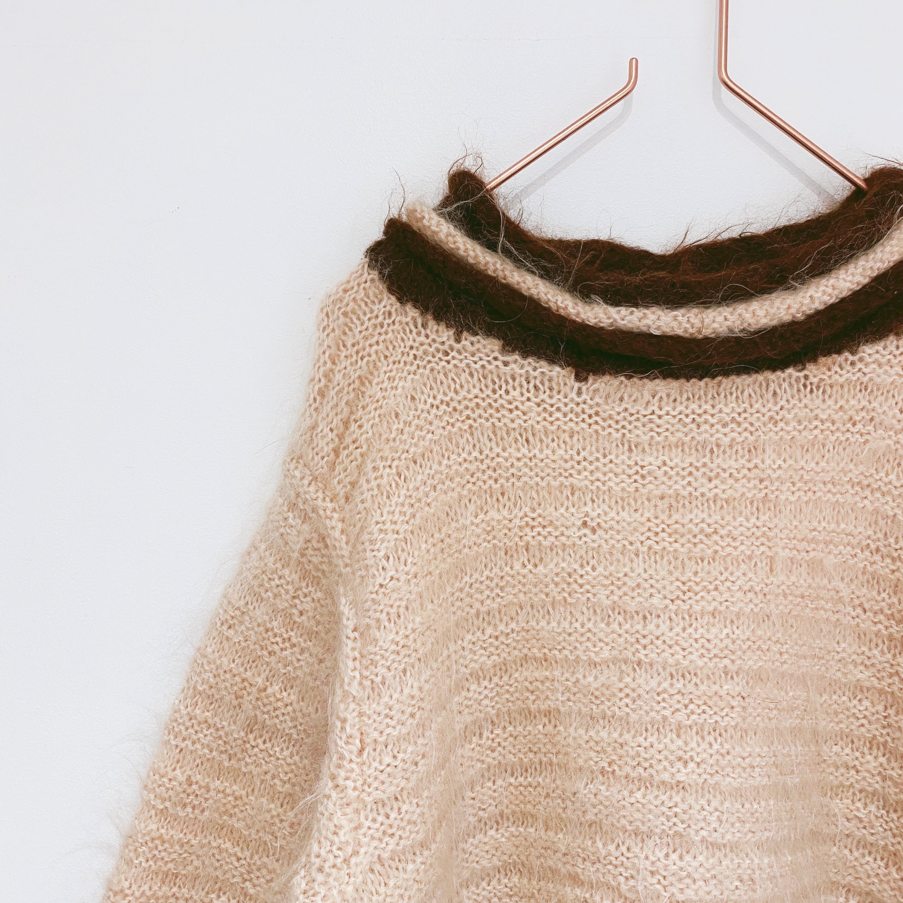 ◼︎60s vintage mohair stripe knitted sweater from France◼︎ | The VINTAGING  powered by BASE