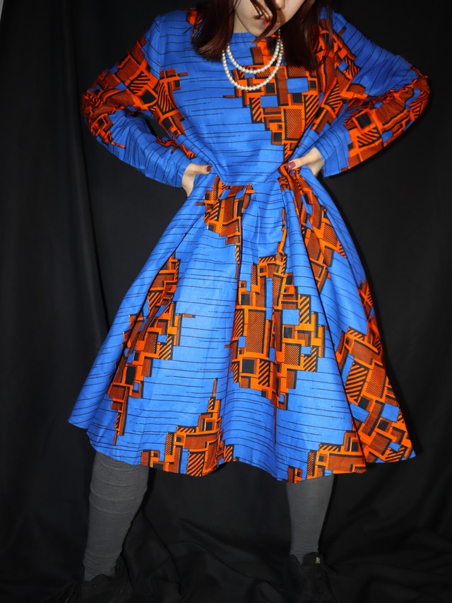 african batik dress【7505】