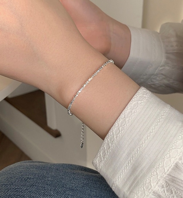 S925 Chips bracelet 【silver/mix】(B175)